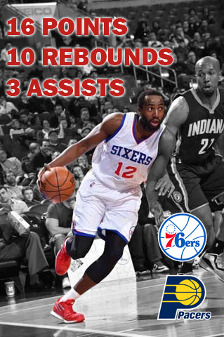 Luc Stats 76ers vs Pacers stats